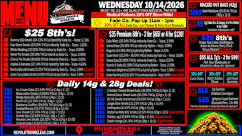 Revolution Releaf - Laurel $25 8ths, $35 Premium 8ths, $55 7gs & More!