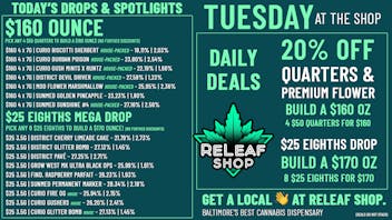 ReLeaf Shop Tuesday Drops & Deals!