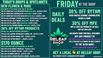 ReLeaf Shop Friday Drops & Deals