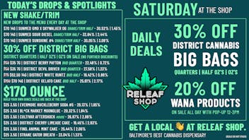 ReLeaf Shop Saturday Drops & Spotlight