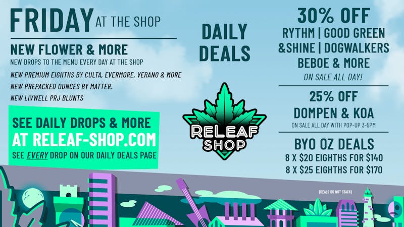ReLeaf Shop Friday Drops & Deals