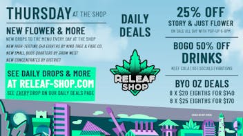 ReLeaf Shop Thursday Drops & Deals