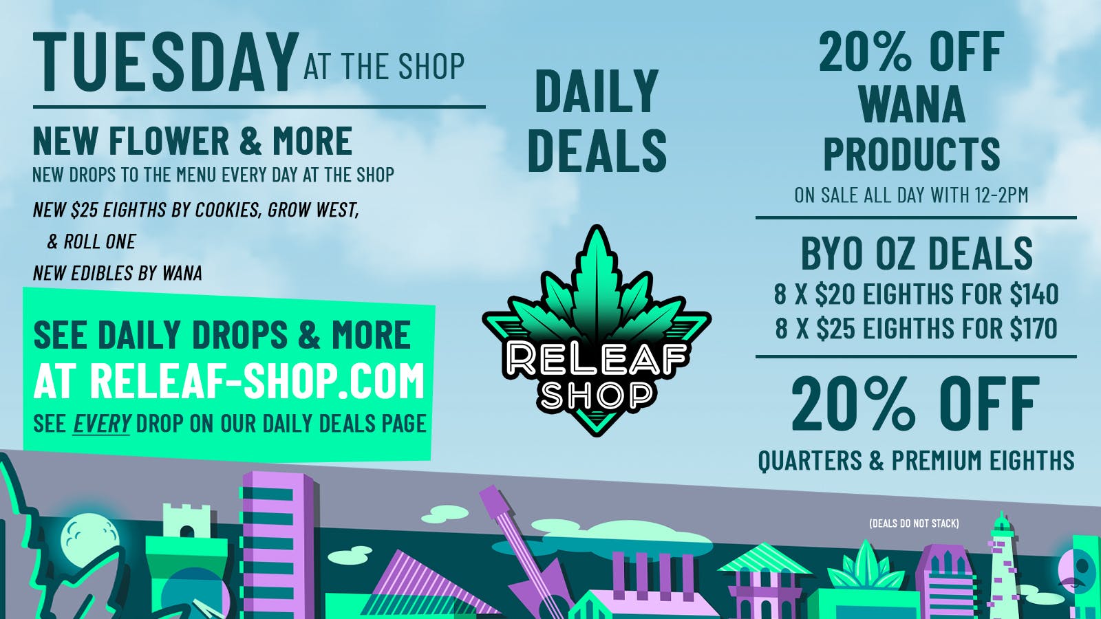 ReLeaf Shop Tuesday Drops & Deals!