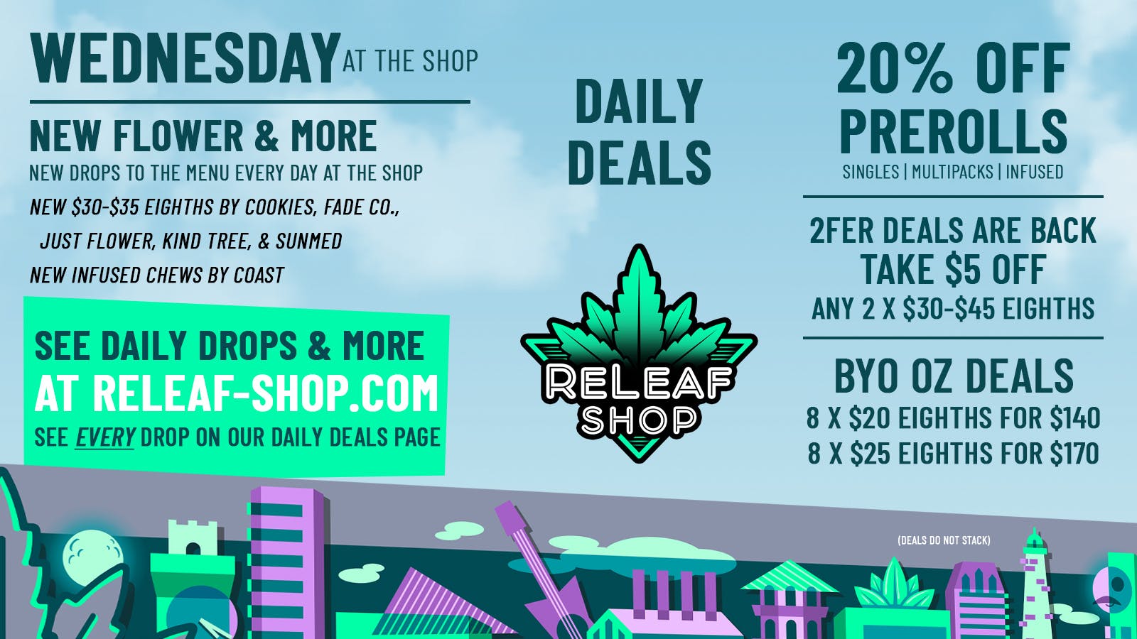 ReLeaf Shop Wednesday Drops & Deals