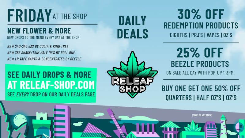 ReLeaf Shop Friday Drops & Deals