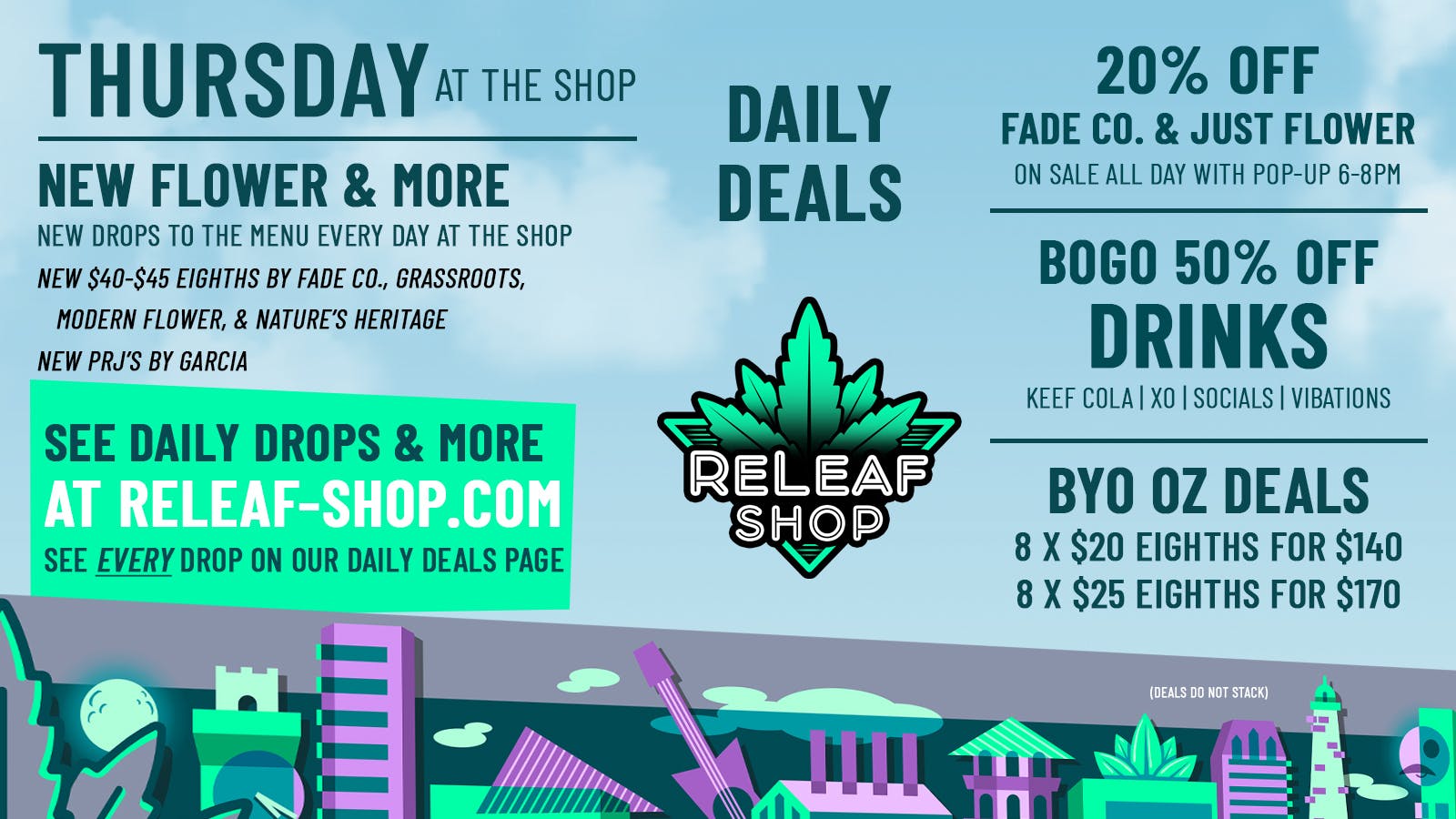 ReLeaf Shop Thursday Drops & Deals