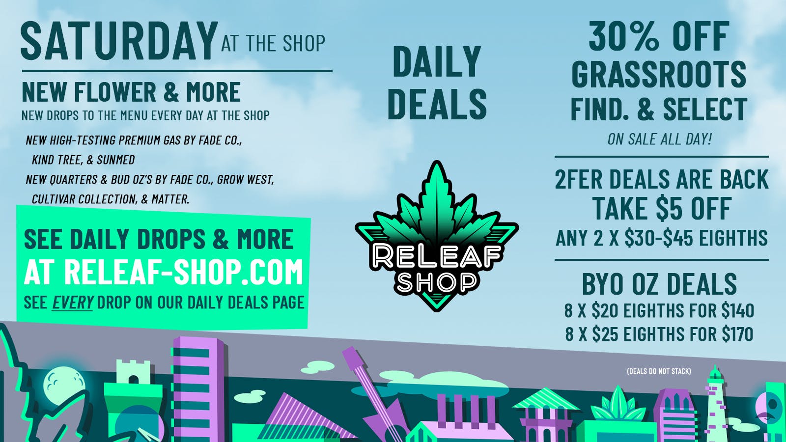ReLeaf Shop Saturday Drops & Spotlight