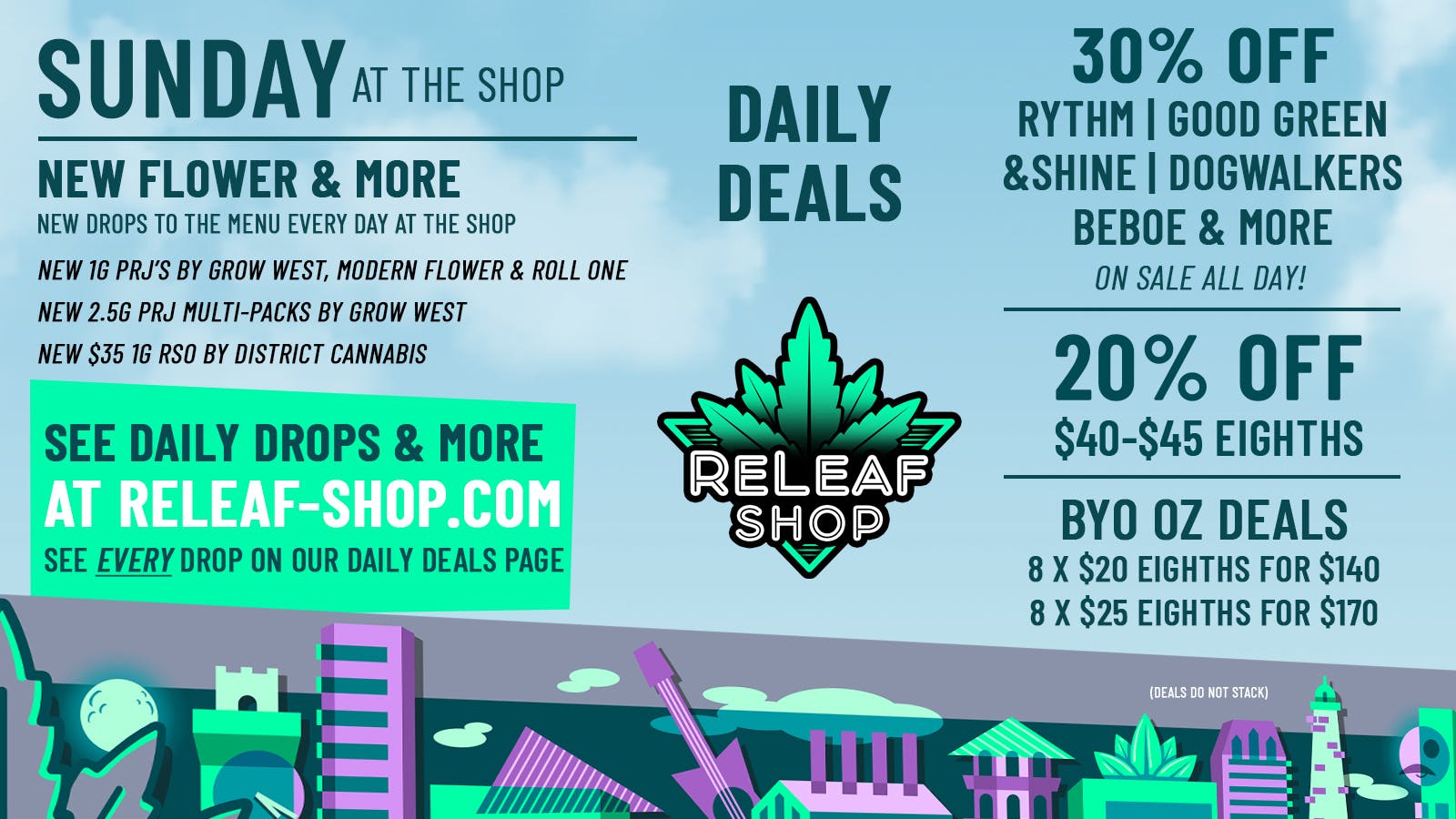 ReLeaf Shop Sunday Drops & Deals