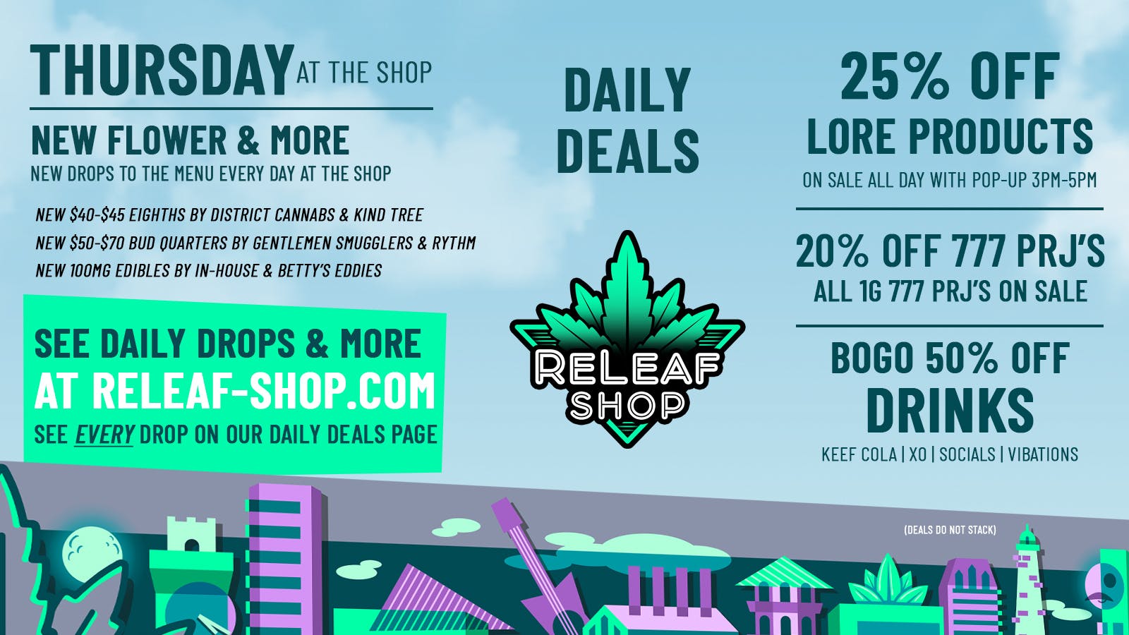 ReLeaf Shop Thursday Drops & Deals
