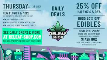 ReLeaf Shop Thursday Drops & Deals
