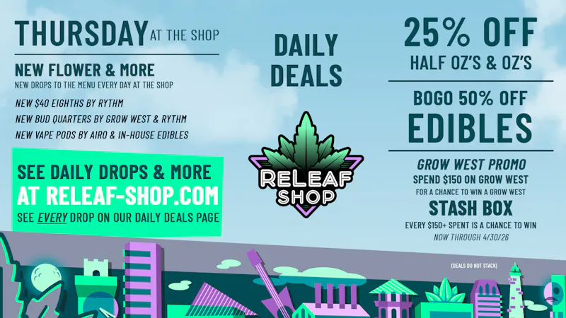 ReLeaf Shop Thursday Drops & Deals