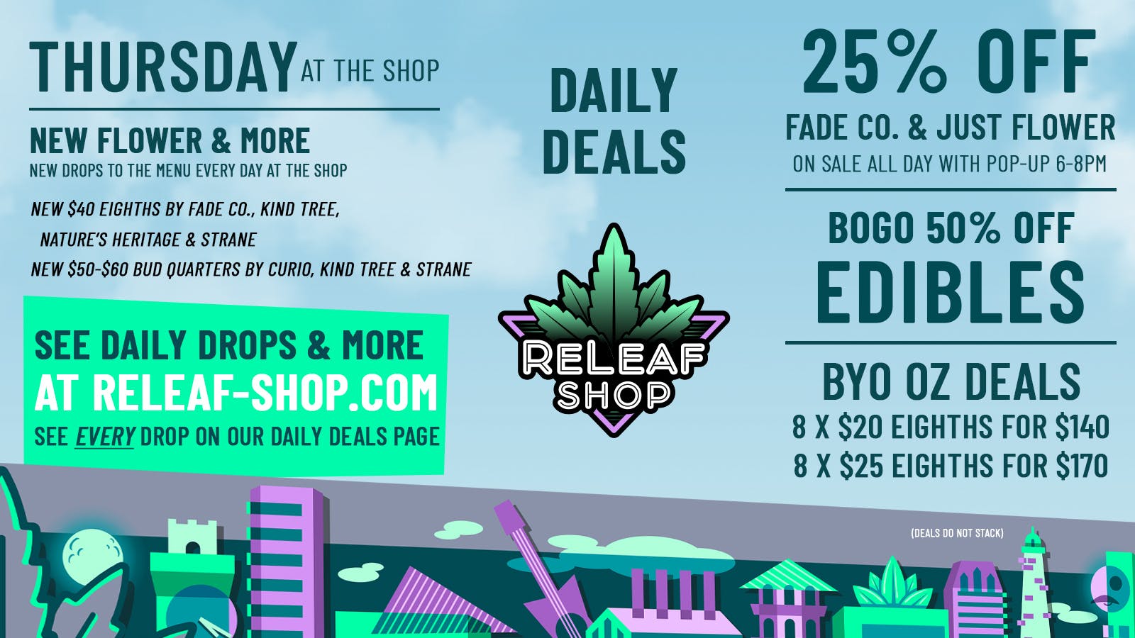 ReLeaf Shop Thursday Drops & Deals