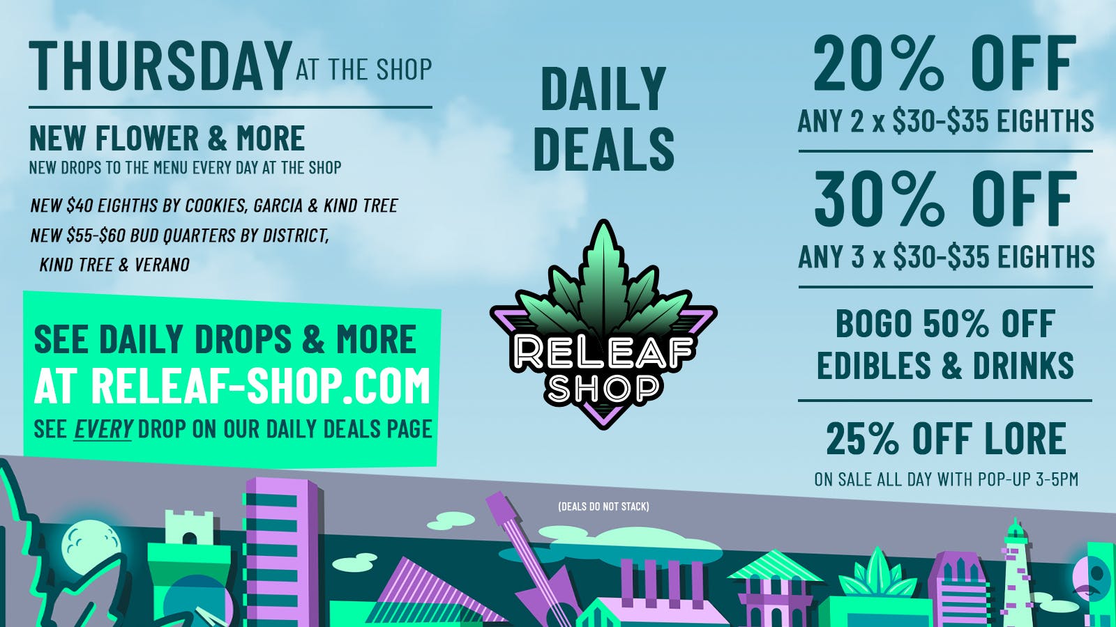 ReLeaf Shop Thursday Drops & Deals