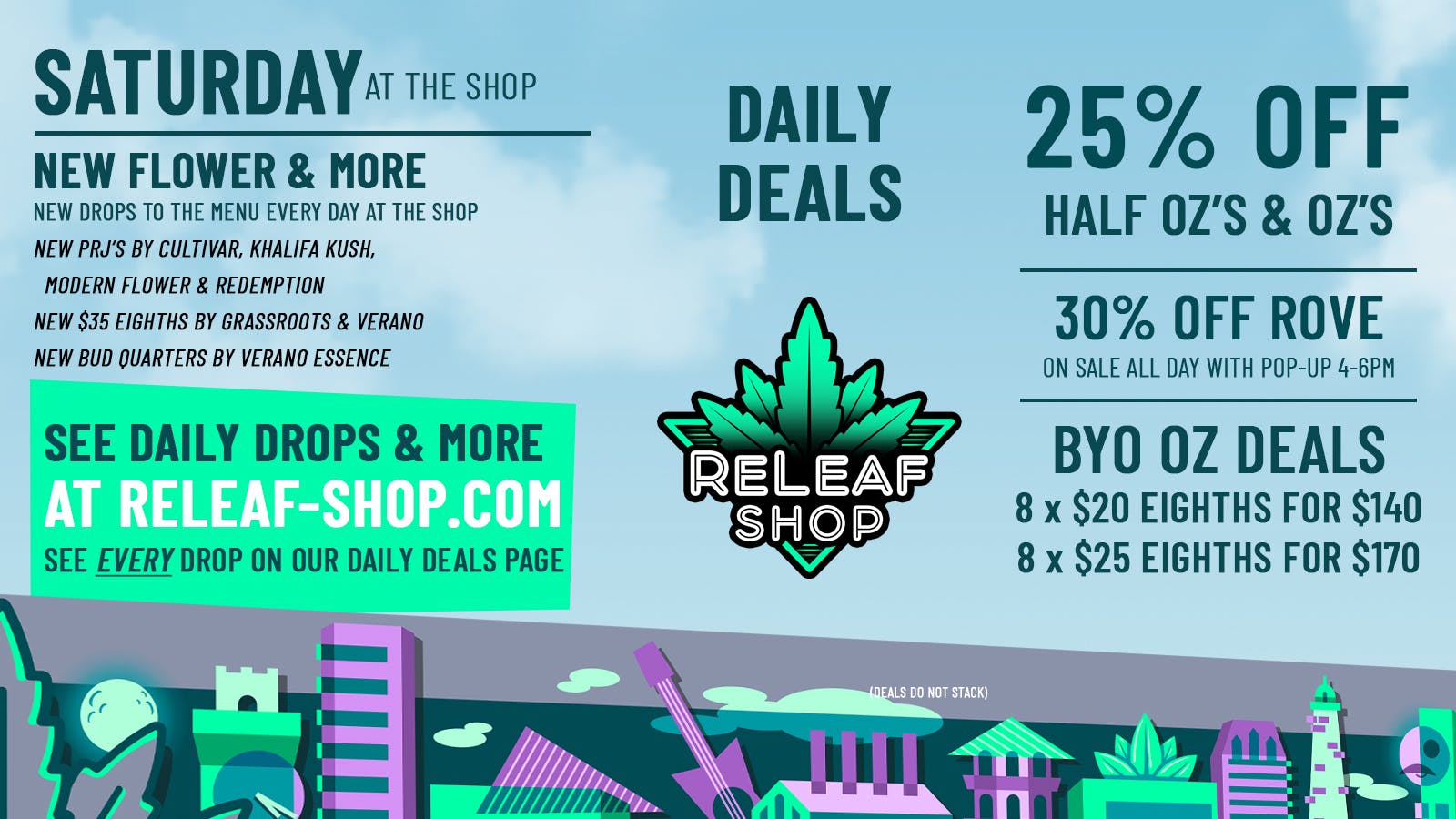 ReLeaf Shop Saturday Drops & Spotlight