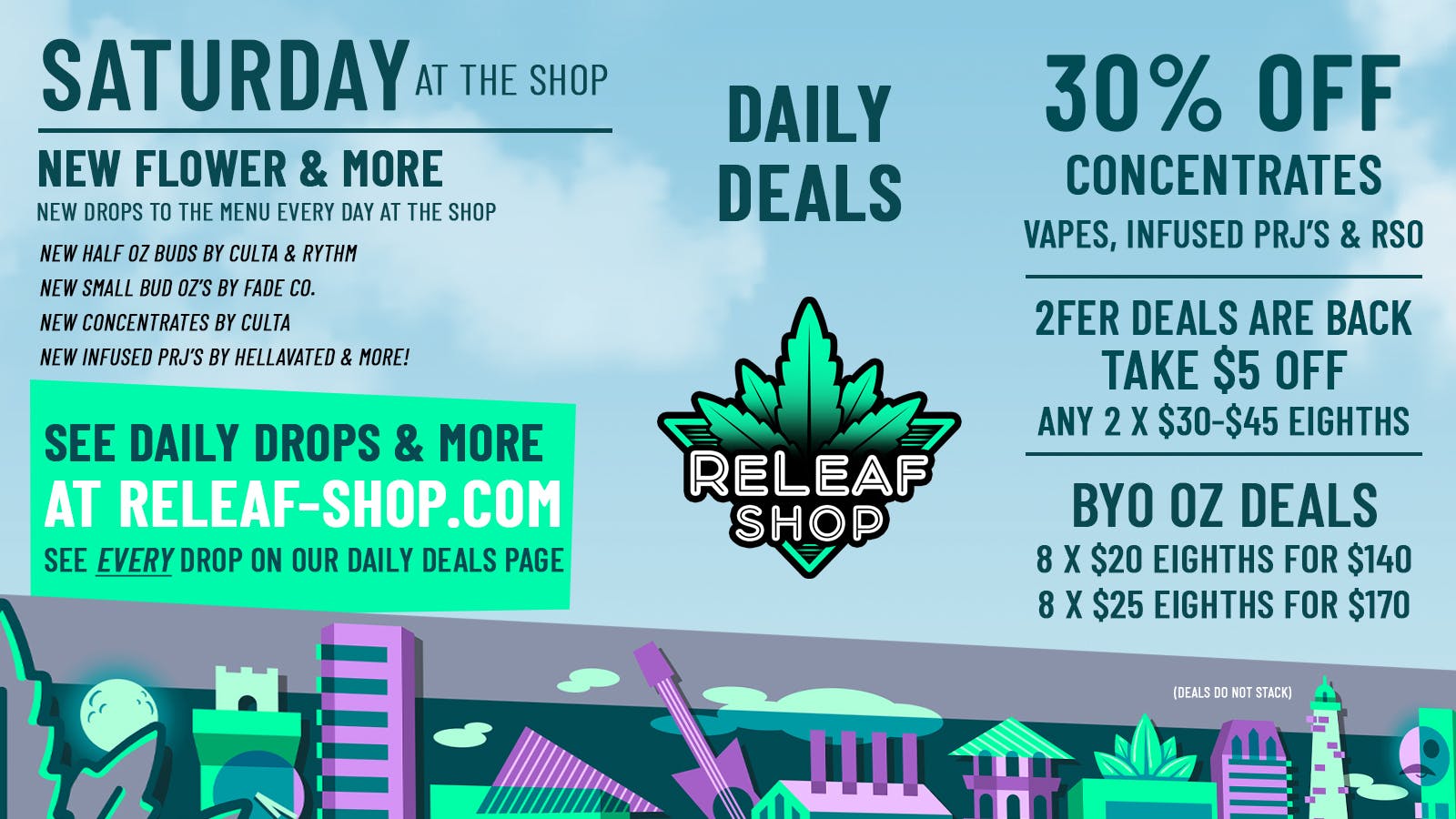 ReLeaf Shop Saturday Drops & Spotlight