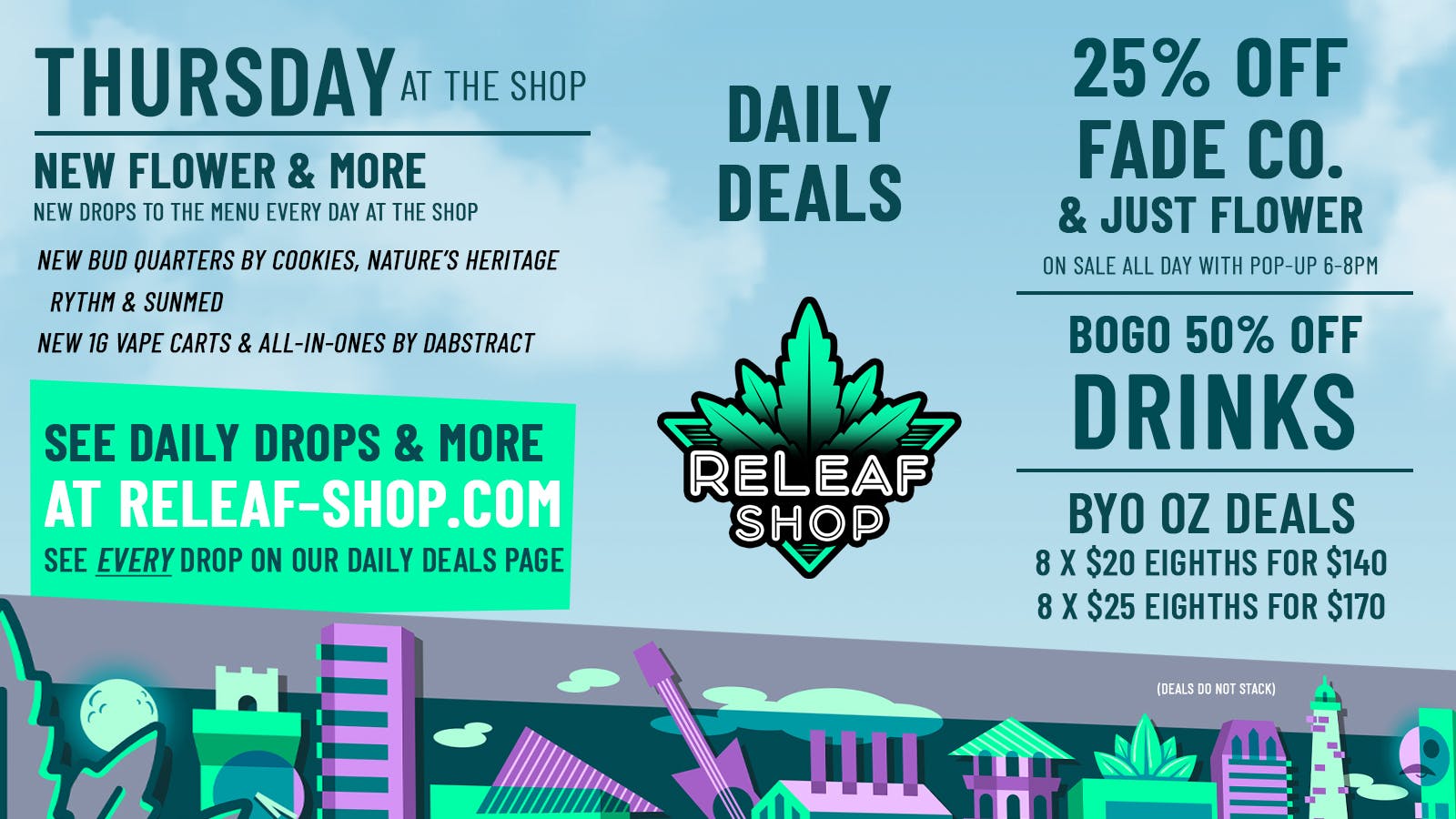 ReLeaf Shop Thursday Drops & Deals