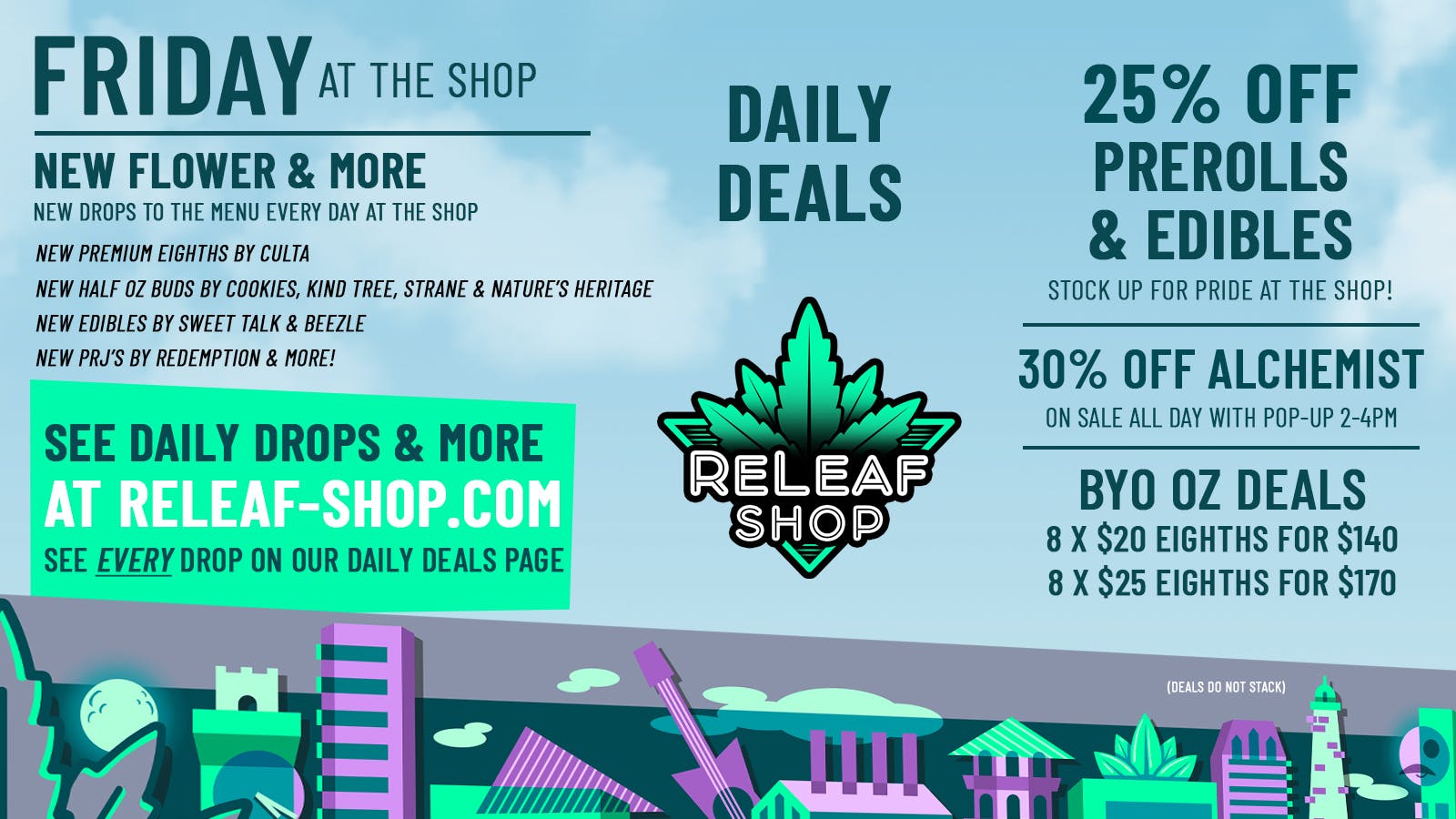 ReLeaf Shop Friday Drops & Deals