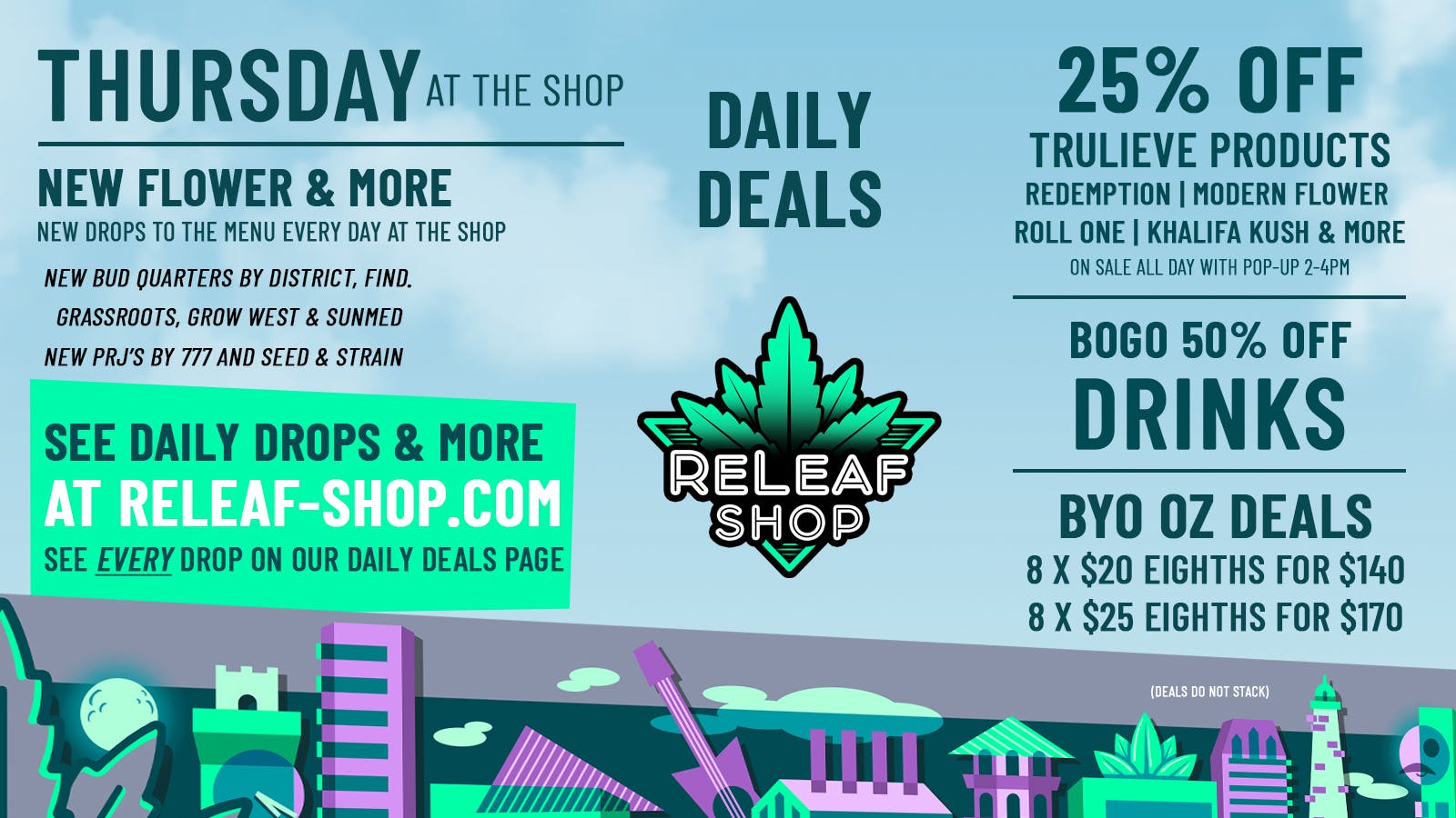 ReLeaf Shop Thursday Drops & Deals