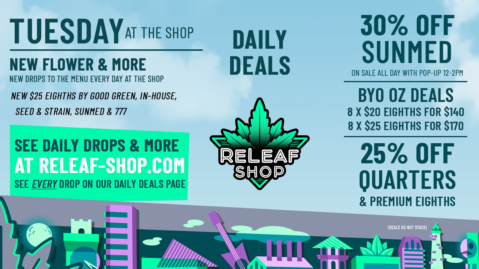 ReLeaf Shop Tuesday Drops & Deals!