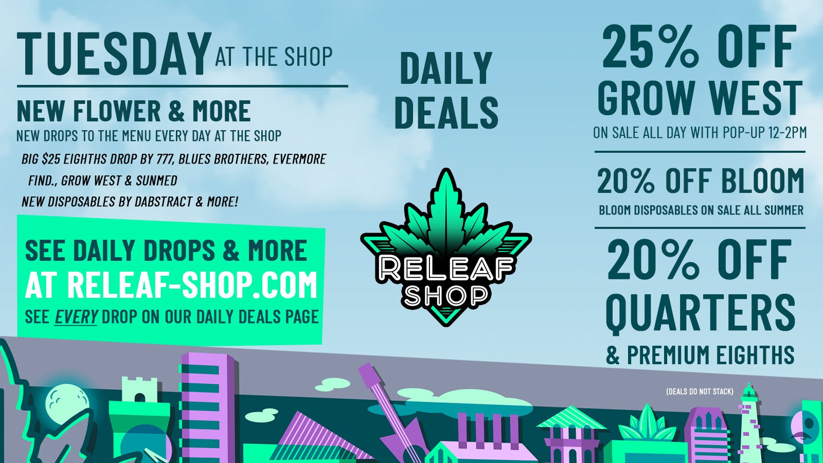 ReLeaf Shop Tuesday Drops & Deals!