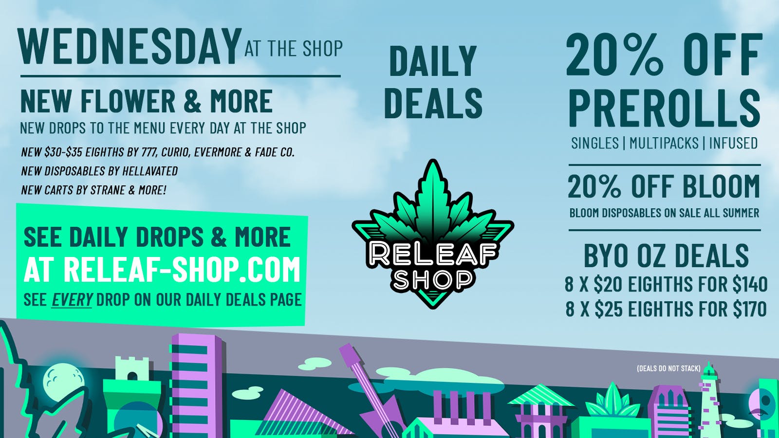 ReLeaf Shop Wednesday Drops & Deals