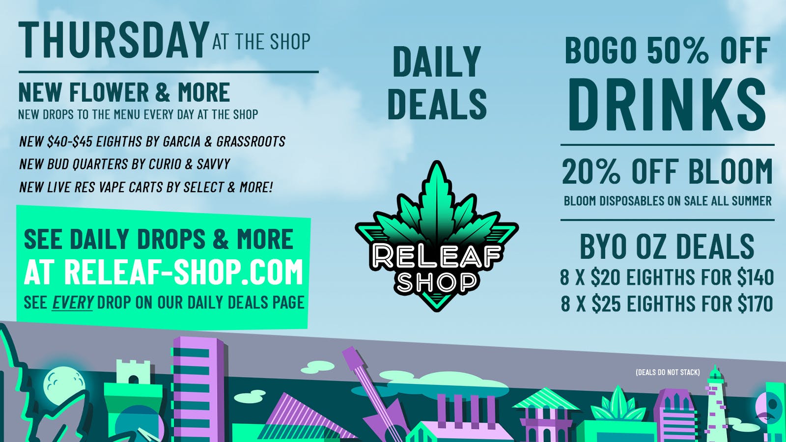 ReLeaf Shop Thursday Drops & Deals