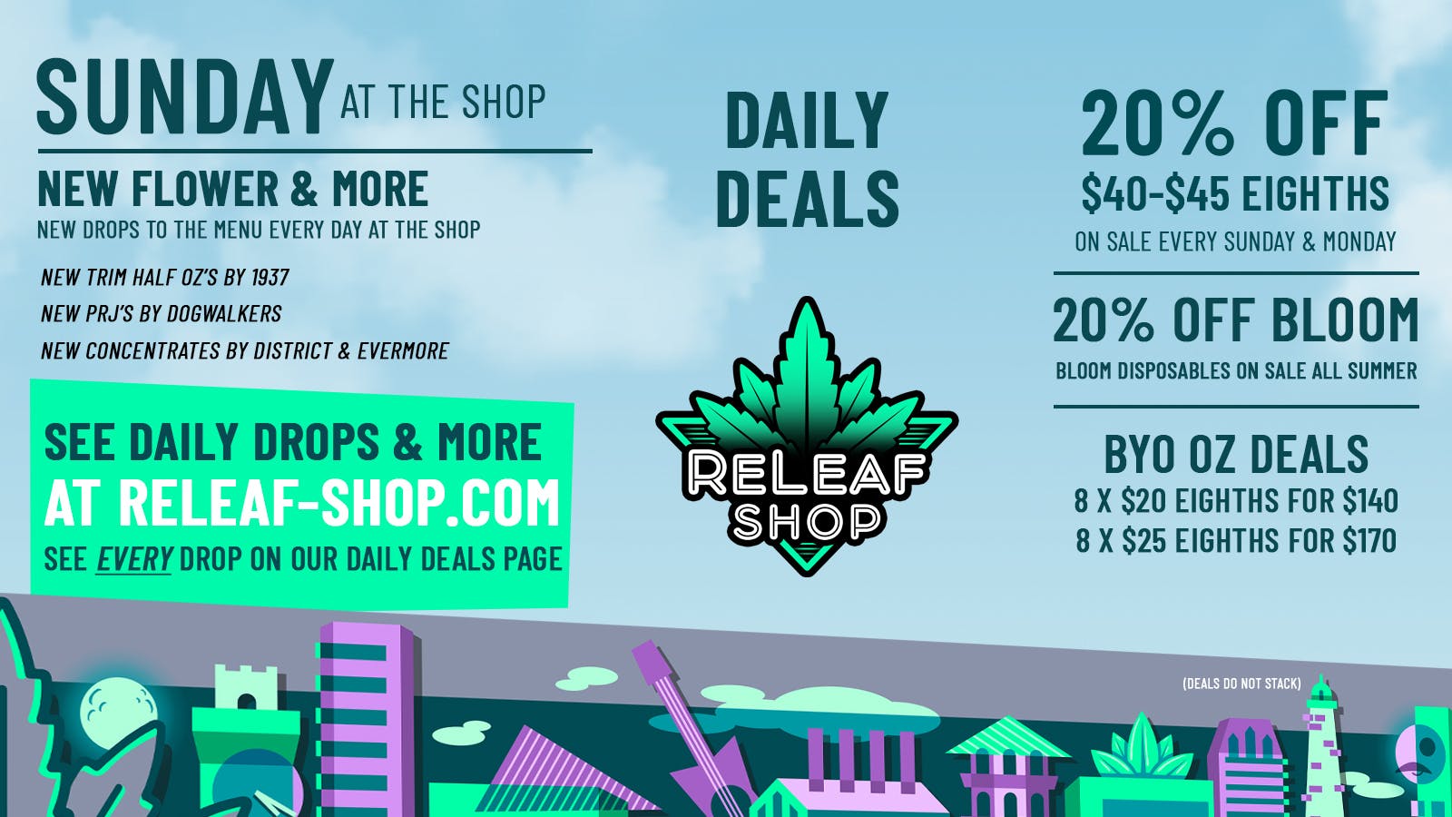 ReLeaf Shop Sunday Drops & Deals