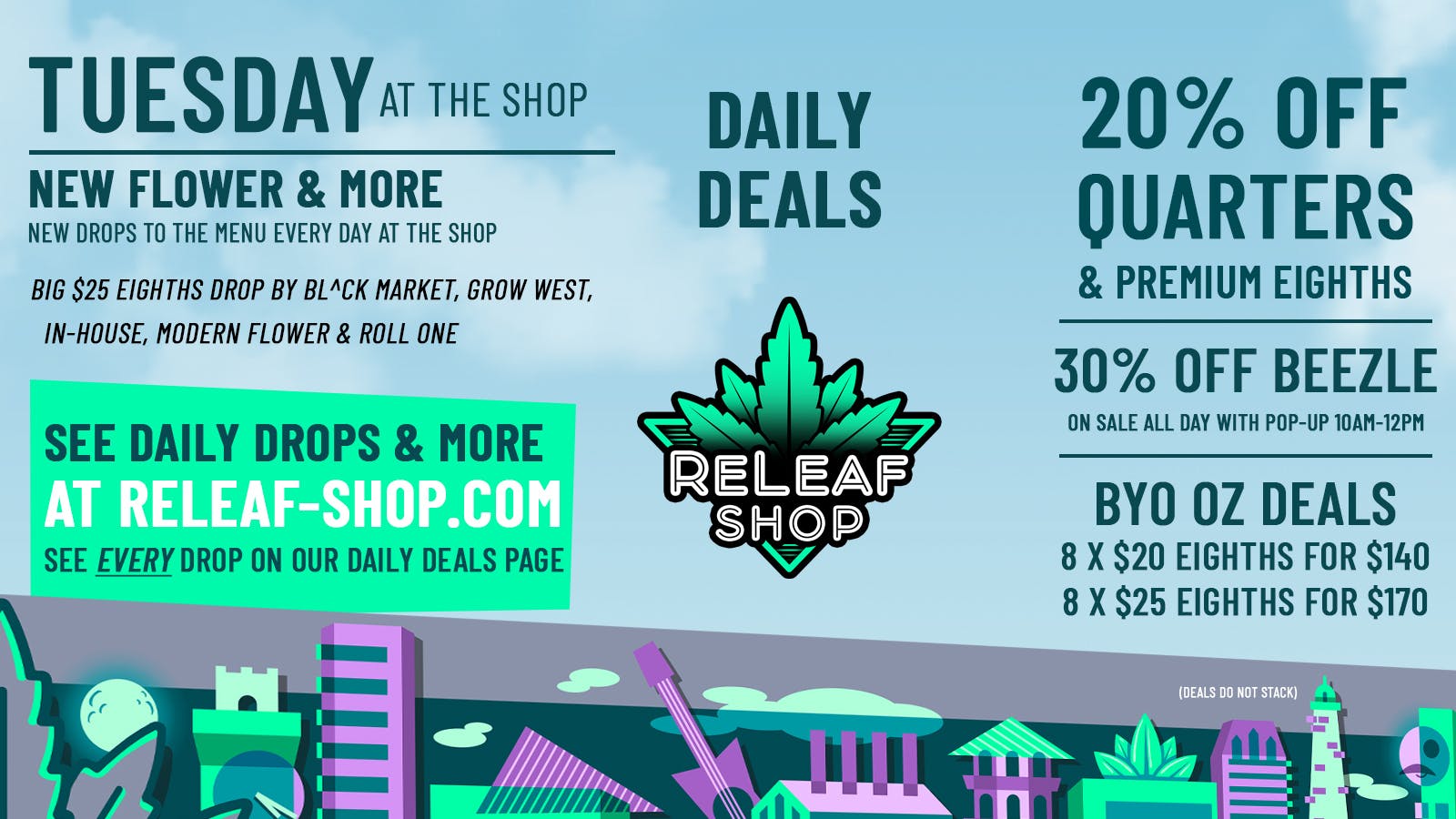 ReLeaf Shop Tuesday Drops & Deals!