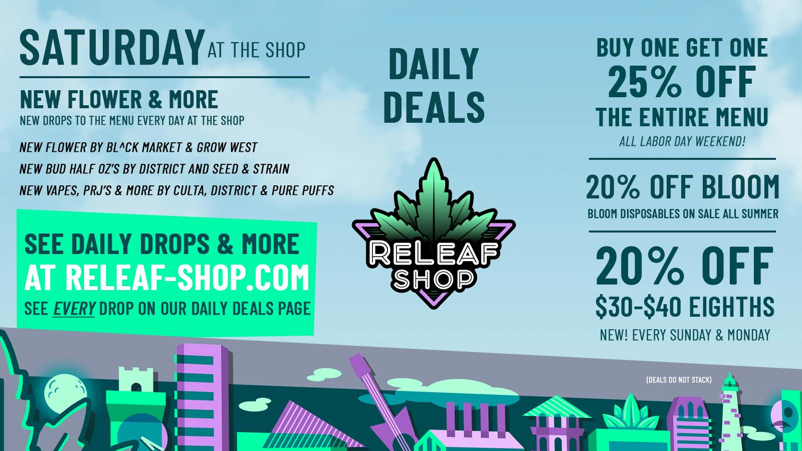 ReLeaf Shop Saturday Drops & Spotlight