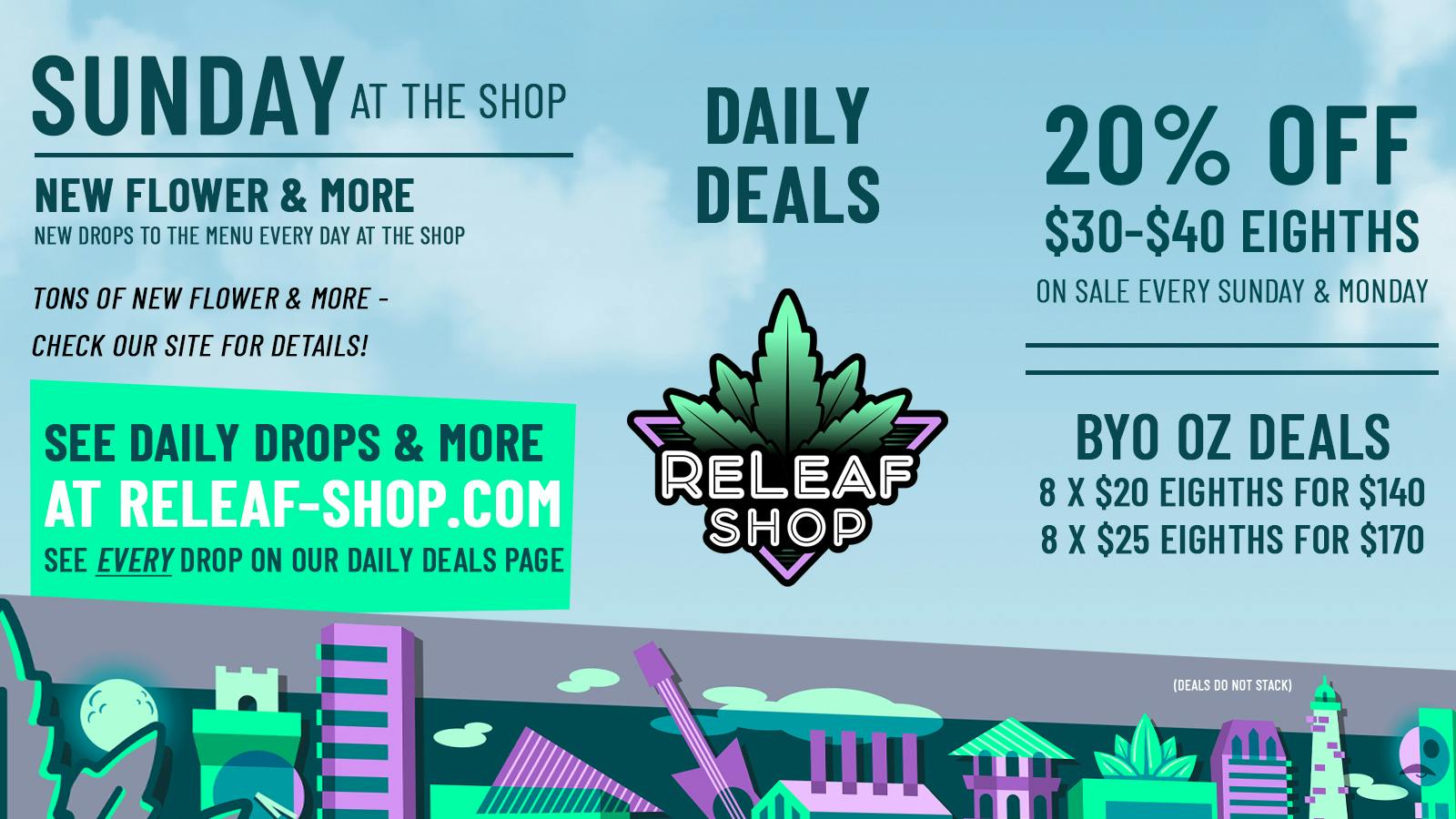 ReLeaf Shop Sunday Drops & Deals