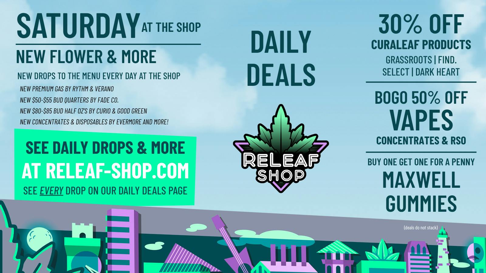 ReLeaf Shop Saturday Drops & Spotlight