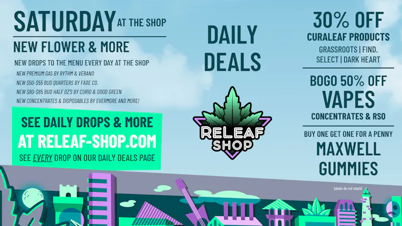 ReLeaf Shop Saturday Drops & Spotlight