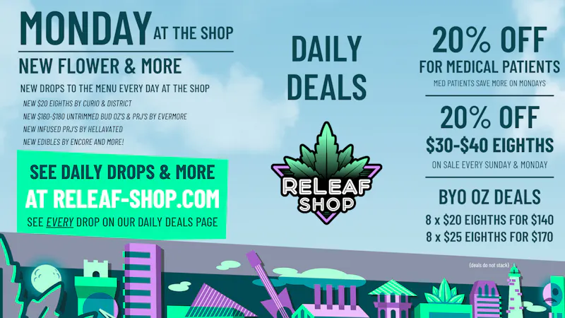 ReLeaf Shop Monday Drops & Spotlight!