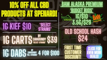 House of Green Monday Madness in Spenard! 10% off all CBD.