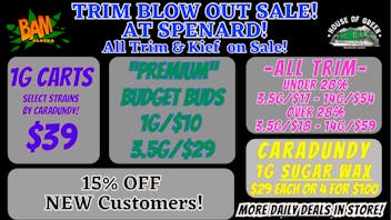 House of Green Trim Blowout Sale! and More!