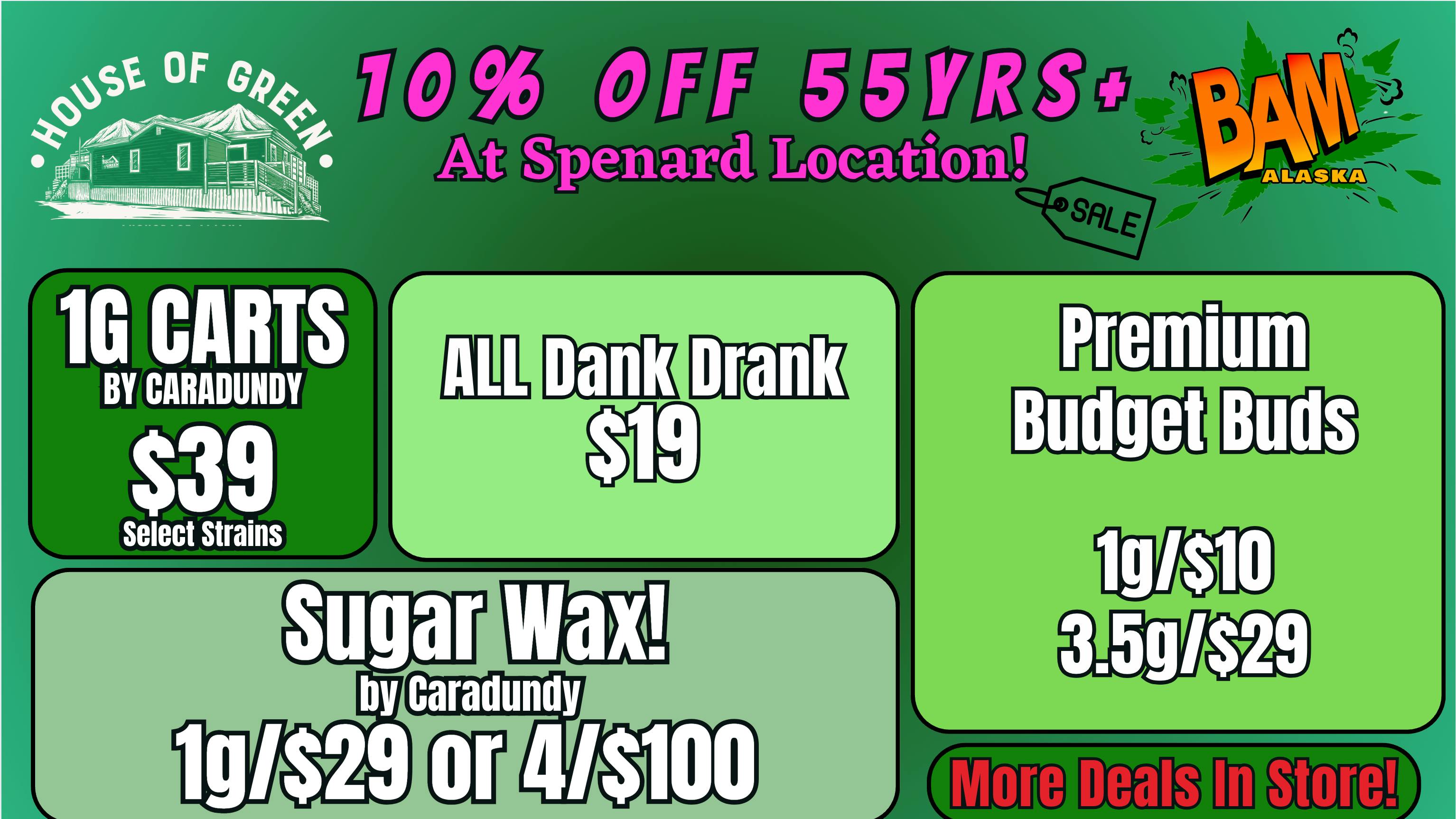 House of Green Sunday Funday at Spenard!