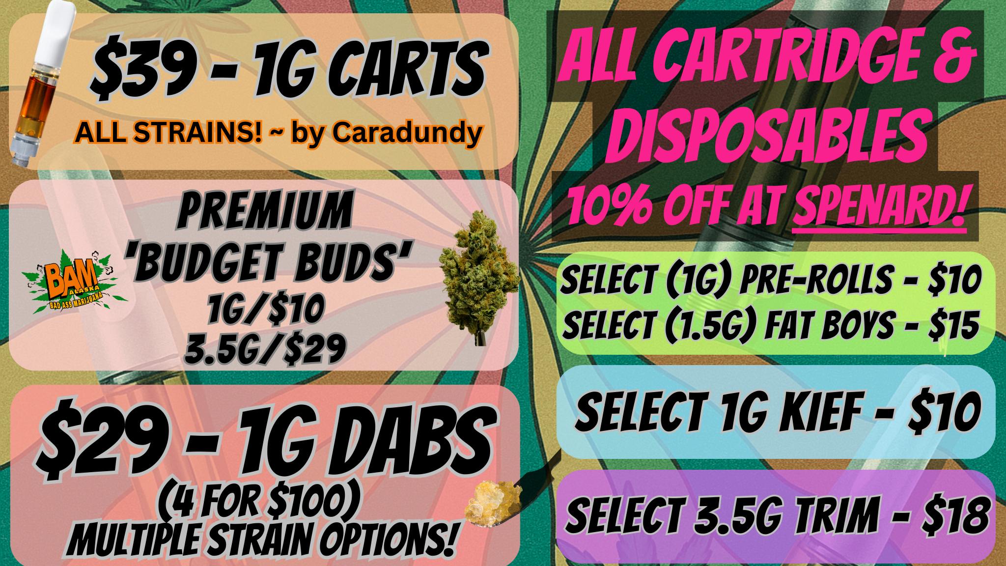 House of Green ALL Carts & Disposables 10% OFF + MORE in Spenard!