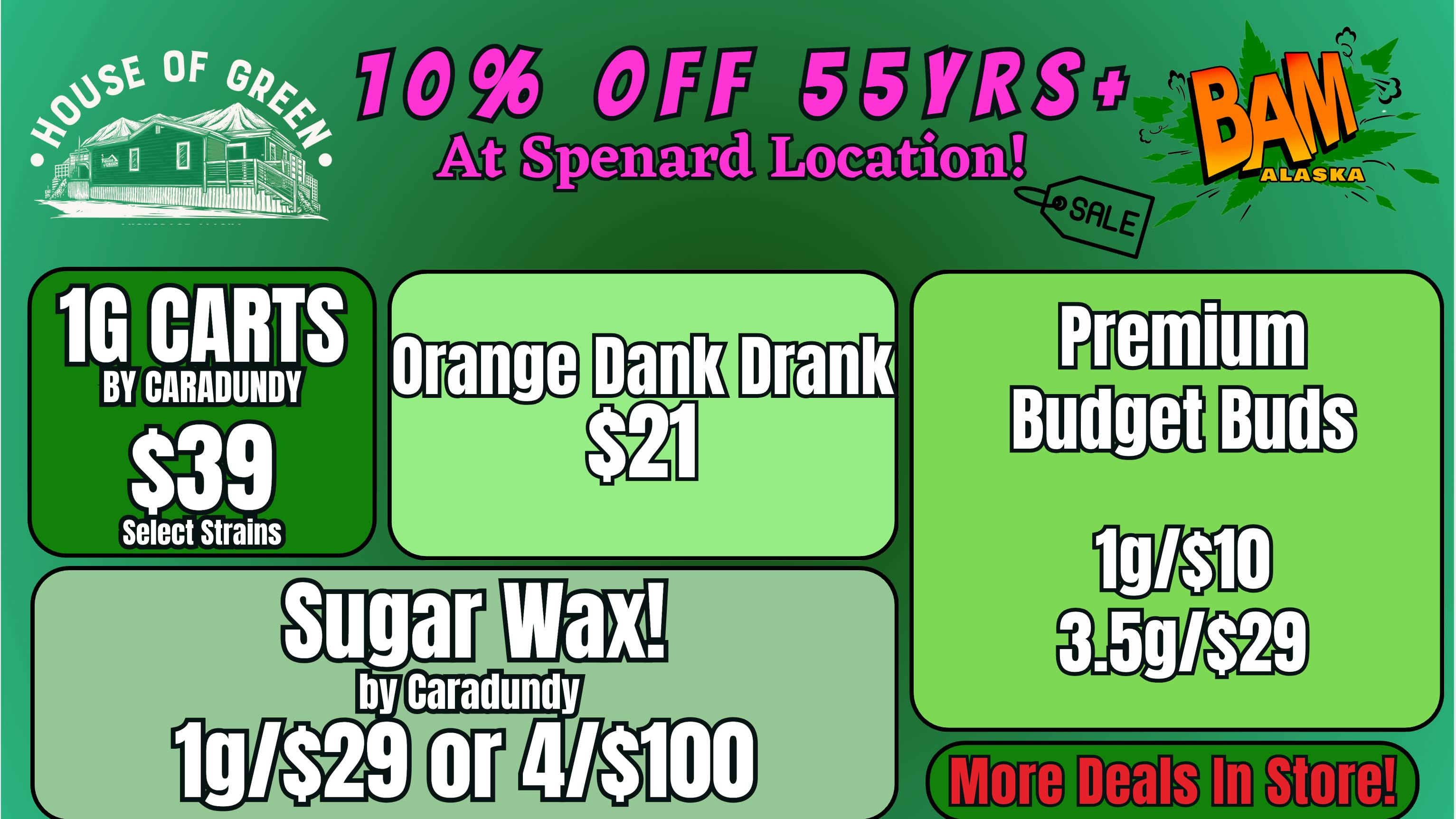 House of Green Sunday Funday at Spenard!