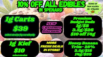 House of Green 10% Off ALL Edibles + WAY MORE in Spenard!