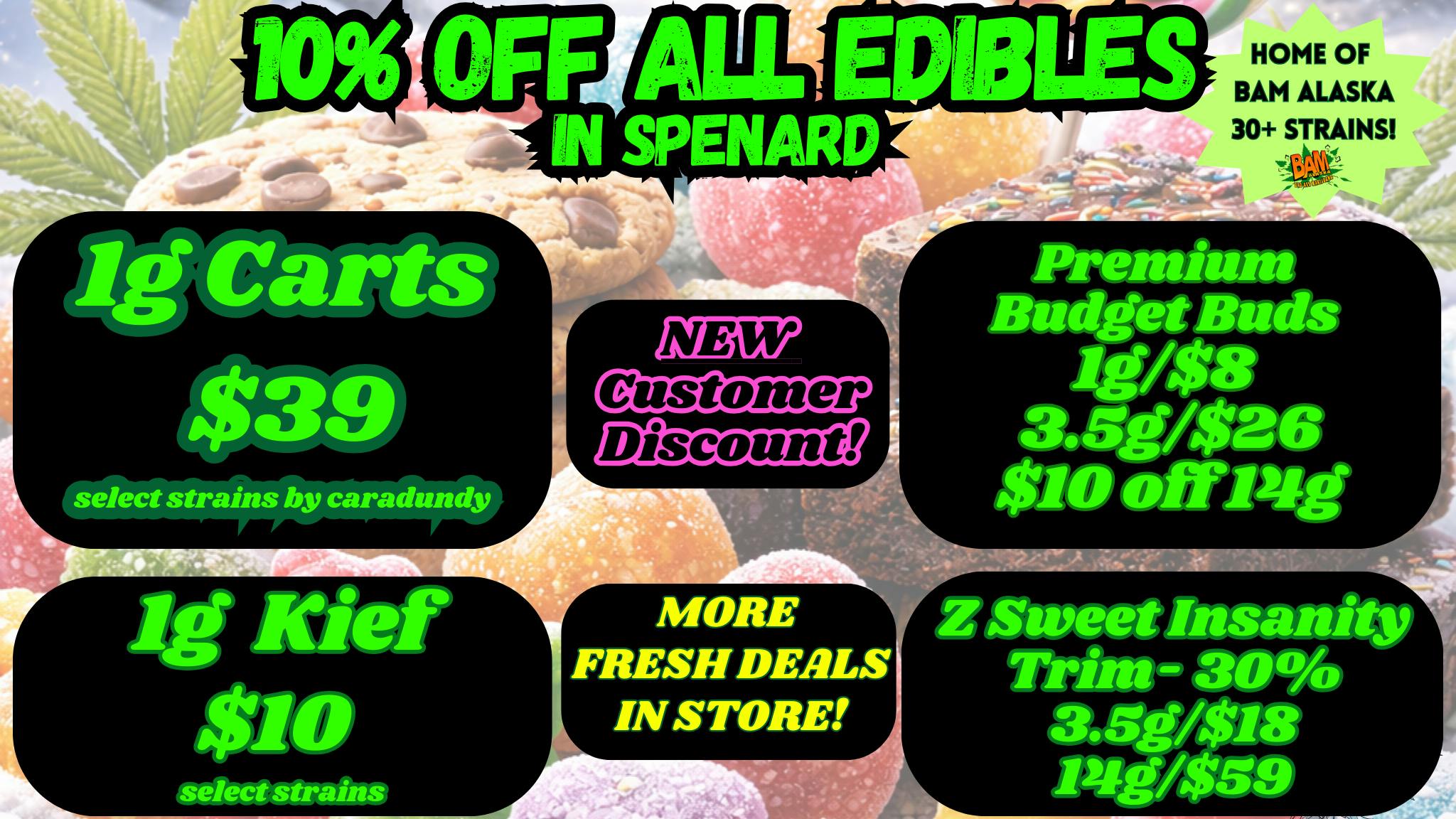 House of Green 10% Off ALL Edibles + WAY MORE in Spenard!