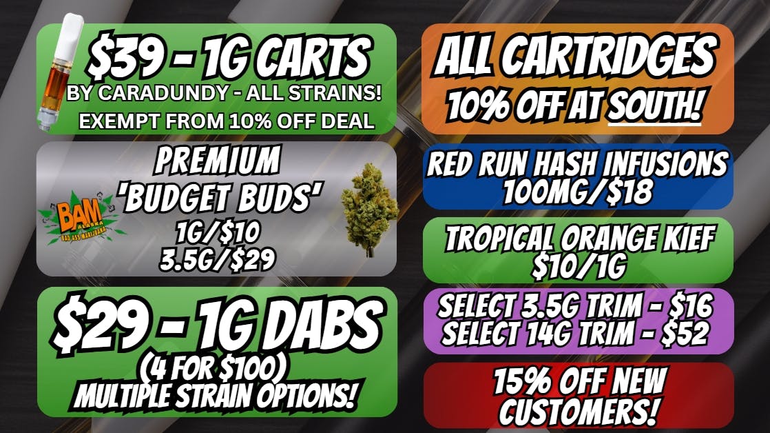 House of Green - South All Carts & Disposables 10% off at South!