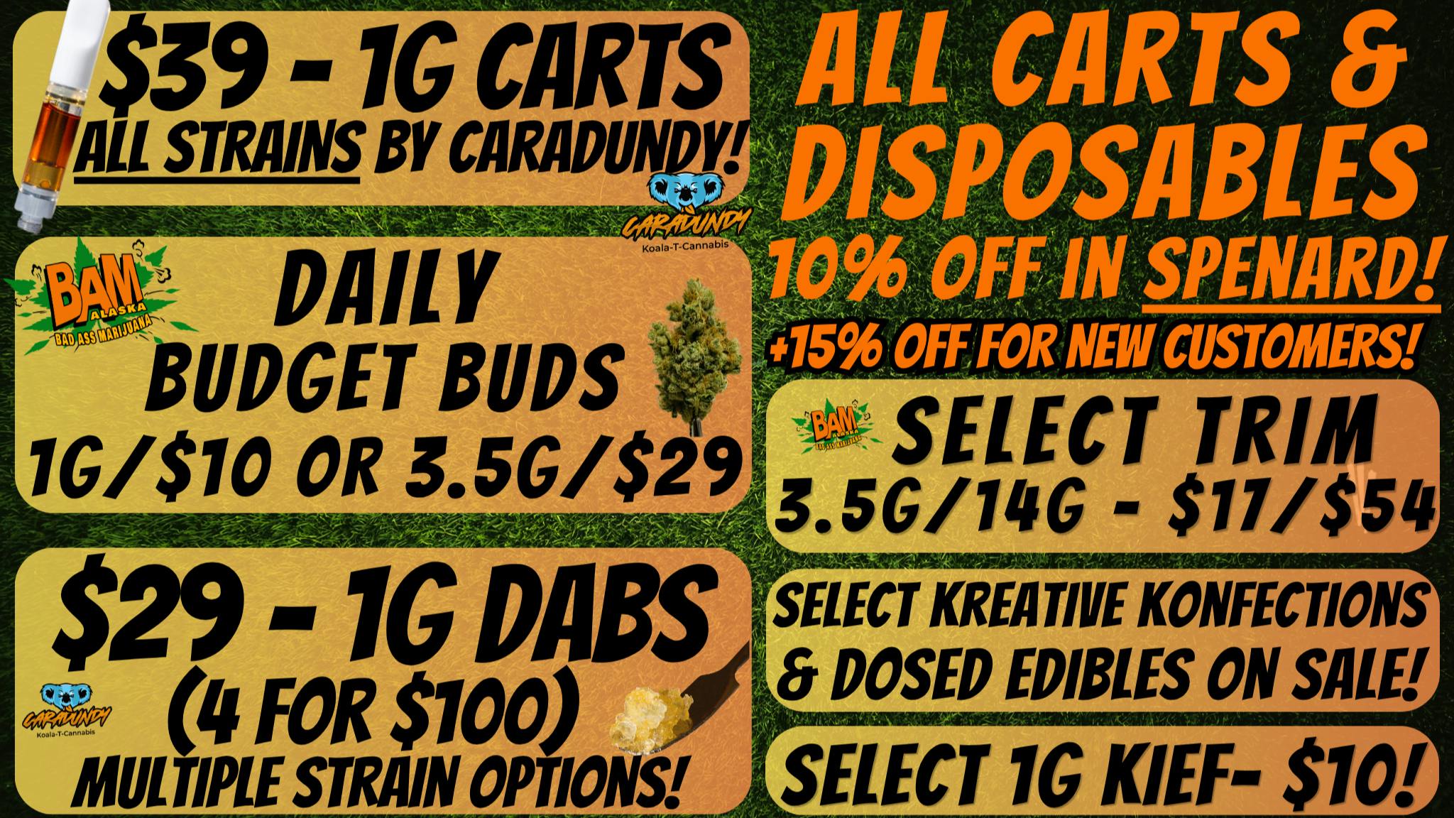 House of Green ALL Carts & Disposables 10% OFF + MORE in Spenard!