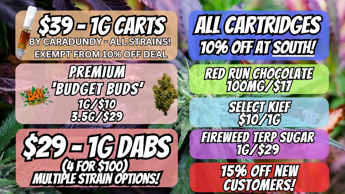 House of Green - South All Carts & Disposables 10% off at South!