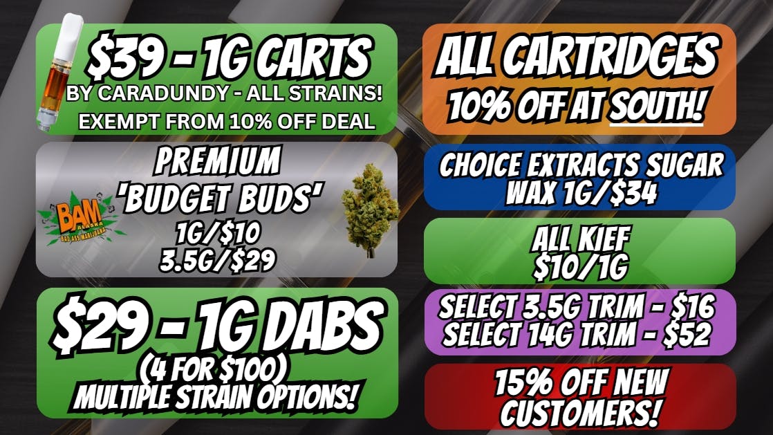 House of Green - South All Carts & Disposables 10% off at South!