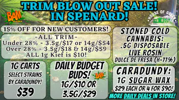 House of Green - Midtown Trim BLOWOUT in Spenard! + 15% off New Customers!