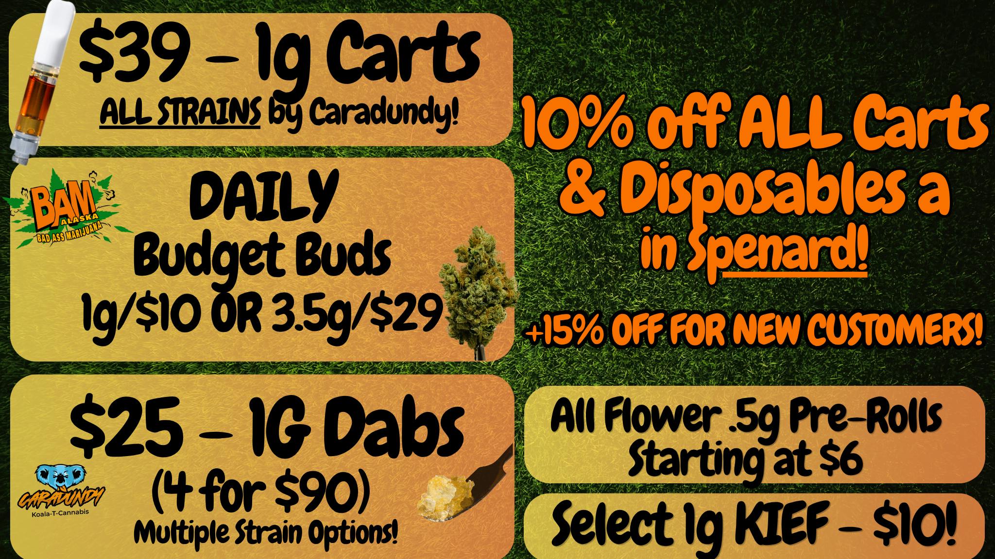 House of Green - Midtown ALL Carts & Disposables 10% OFF + MORE in Spenard!