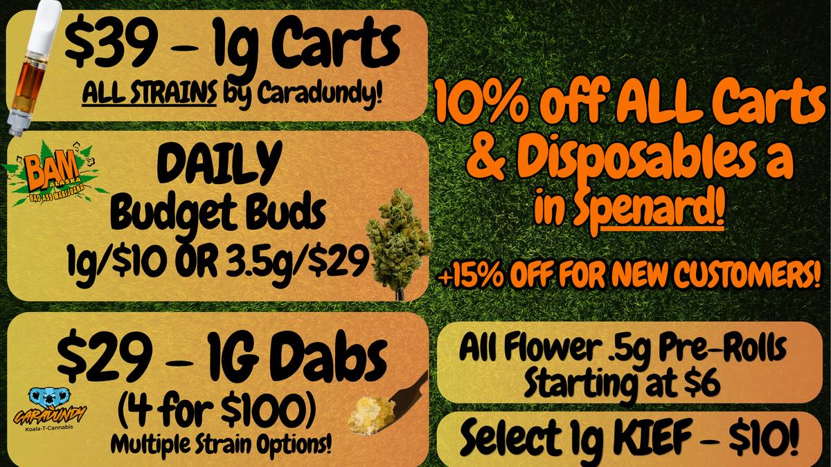 House of Green - Midtown ALL Carts & Disposables 10% OFF + MORE in Spenard!