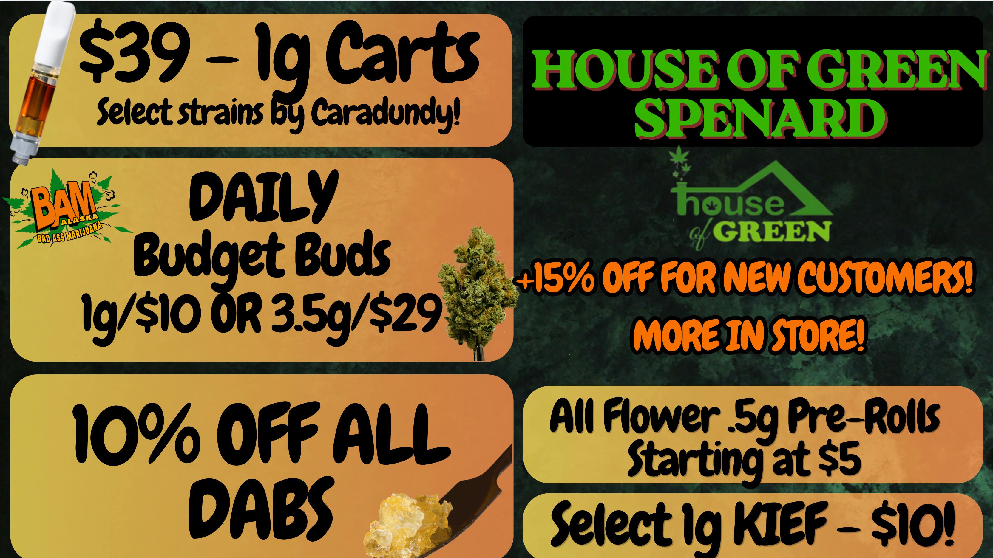 House of Green - Midtown Deals in Spenard!