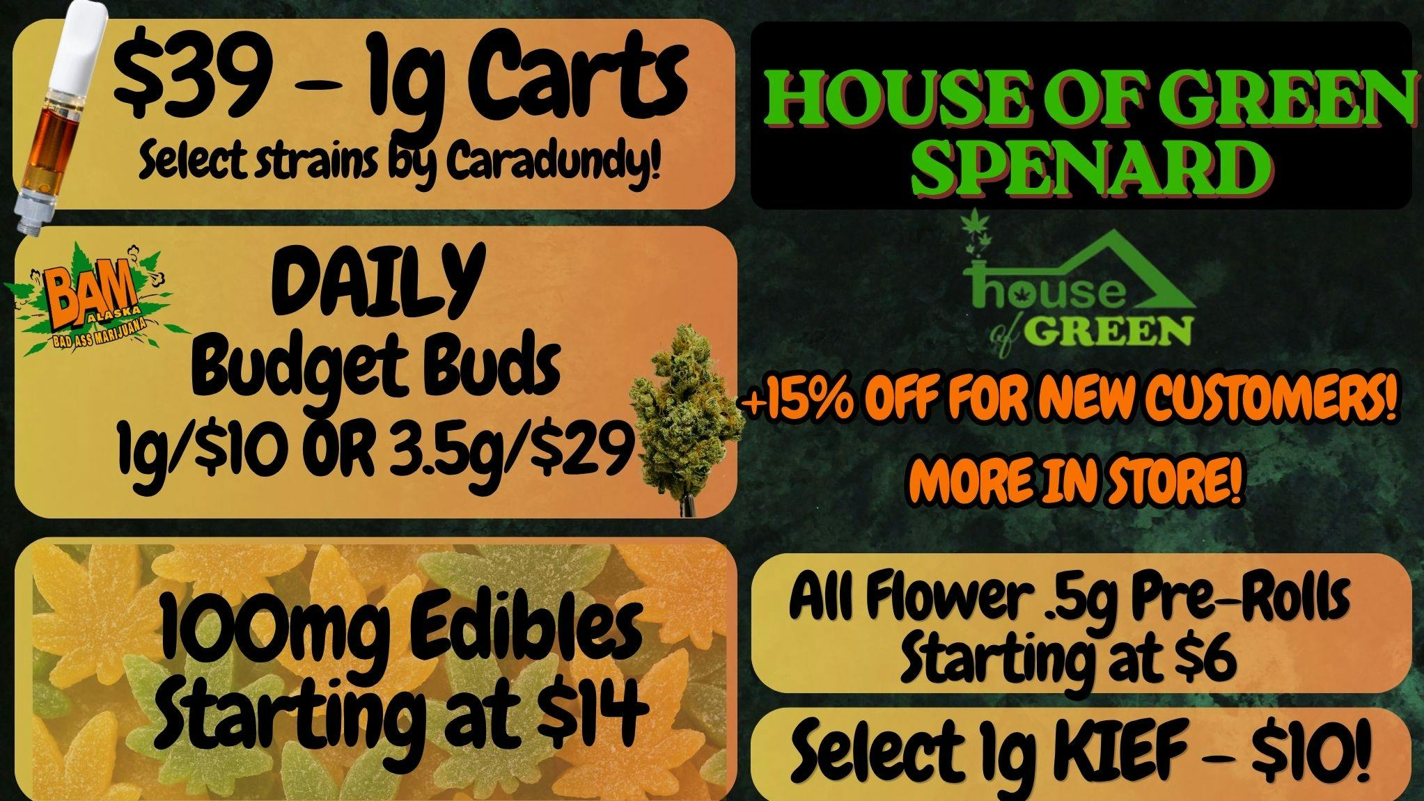 House of Green - Midtown Deals in Spenard!