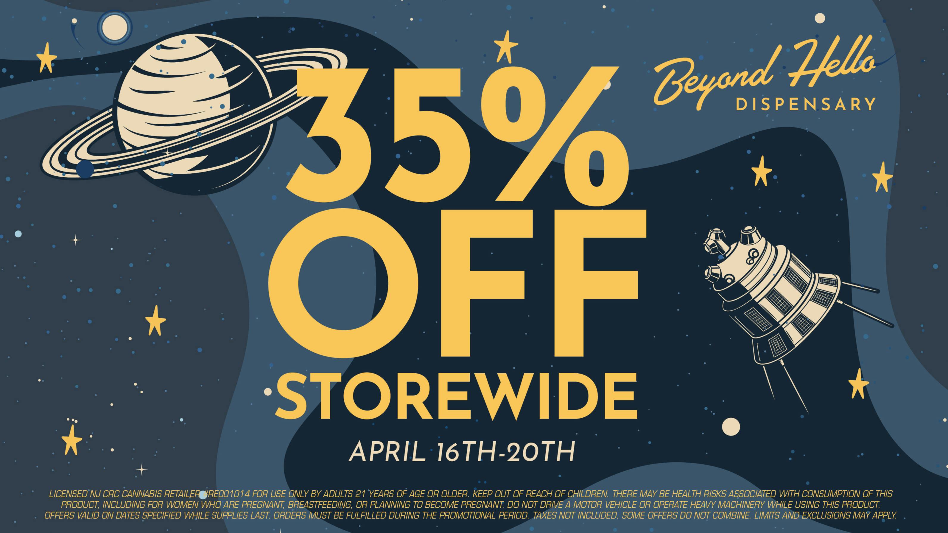 Beyond Hello - Little Ferry LIFTOFF 4:20—35% OFF STOREWIDE!